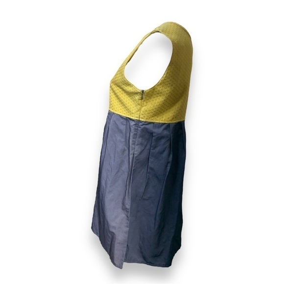 Jack BB Dakota Short Dress Yellow Purple Floral Boho Sleeveless Women M - Picture 3 of 5